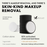 Reusable Bamboo Charcoal Cotton Pads - Eclat