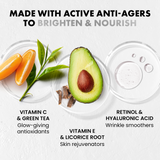 Vitamin C & Retinol Serum for Face - 2 Pack